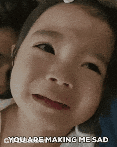 Funny Crying You Are Making Me Sad GIF