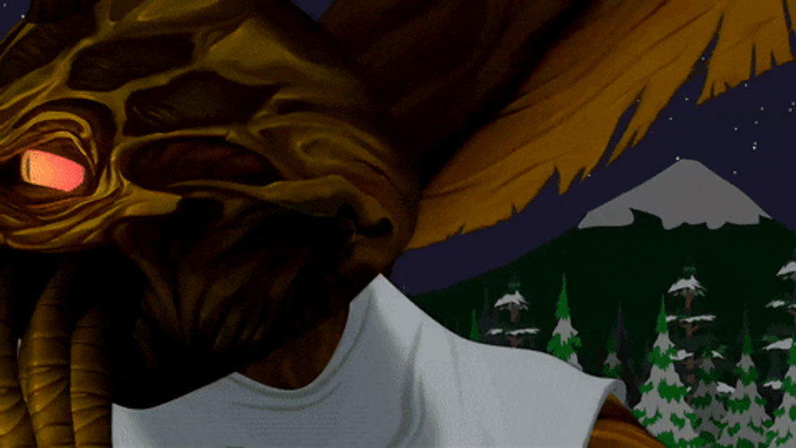 Funny Cthulhu Startled Fast Blinks GIF
