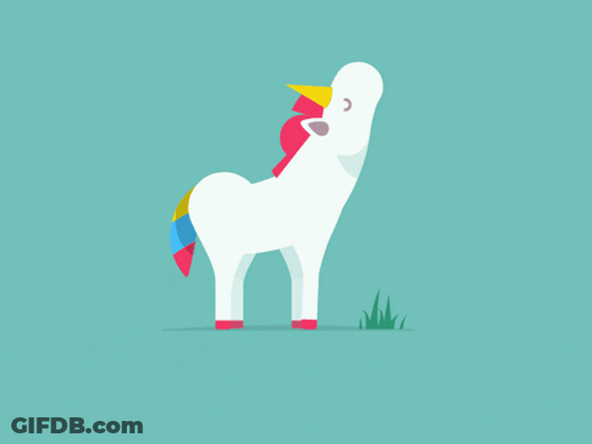 Funny Cute Girly Unicorn Farting GIF