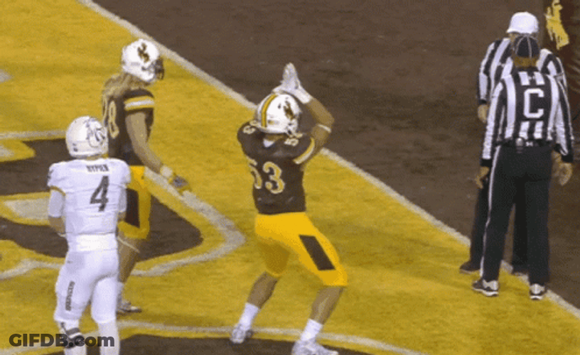Funny Dance College Football GIF