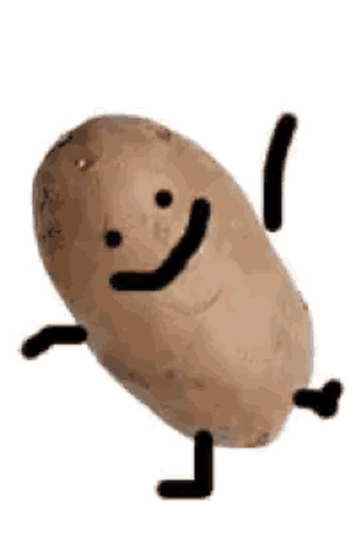 Funny Dancing Potato GIF