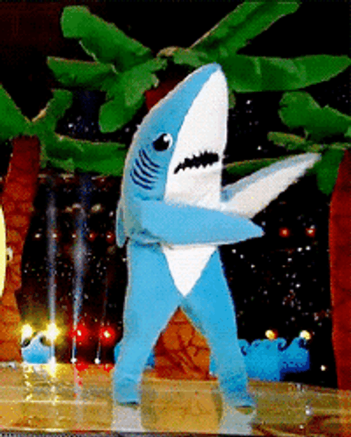 Funny Dancing Shark Reminder GIF