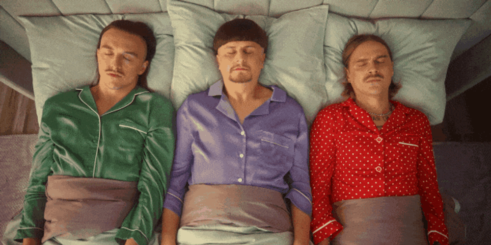 Funny Dead Position Sleeping Meme GIF