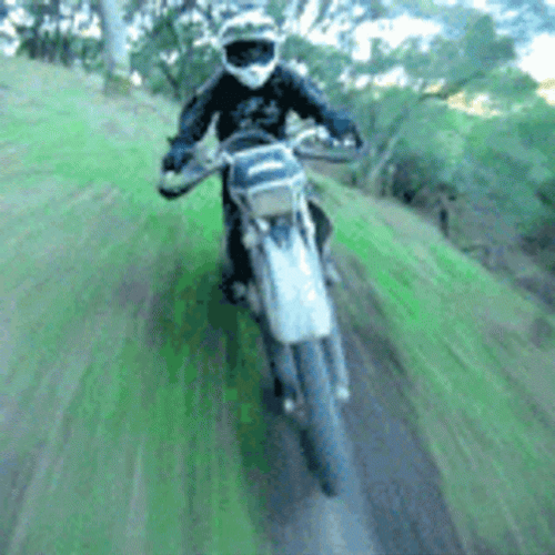 Funny Dirt Bike High Speed Fail GIF