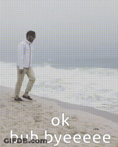 Funny Disappearing In Sand Buh Bye GIF