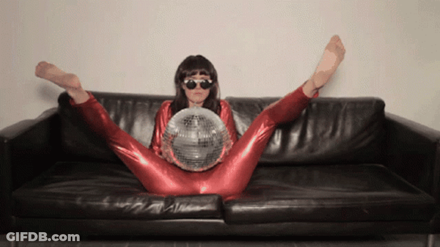 Funny Disco Ball Dance GIF