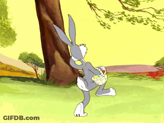 Funny Easter Bugs Bunny GIF
