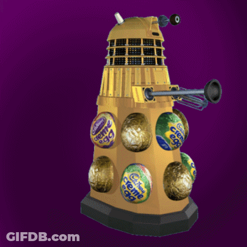 Funny Easter Creme Eggs Tower GIF