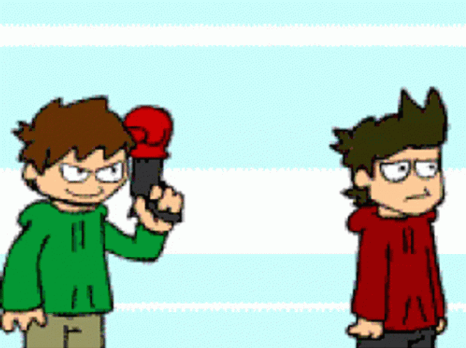 Funny Eddsworld Punch Prank GIF