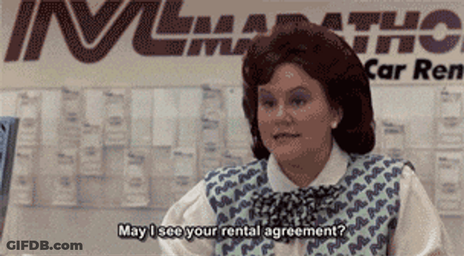 Funny Edie McClurg And Steve Martin Argue Over Plane Ticket GIF