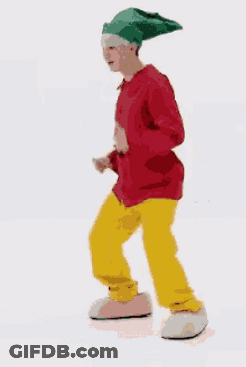 Funny Elf Dance GIF