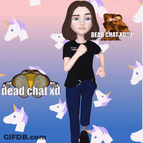 Funny Emoji Dead Chat GIF