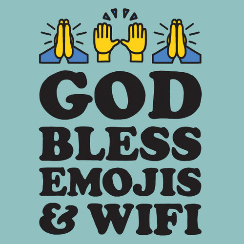 Funny Emoji God Bless Meme GIF