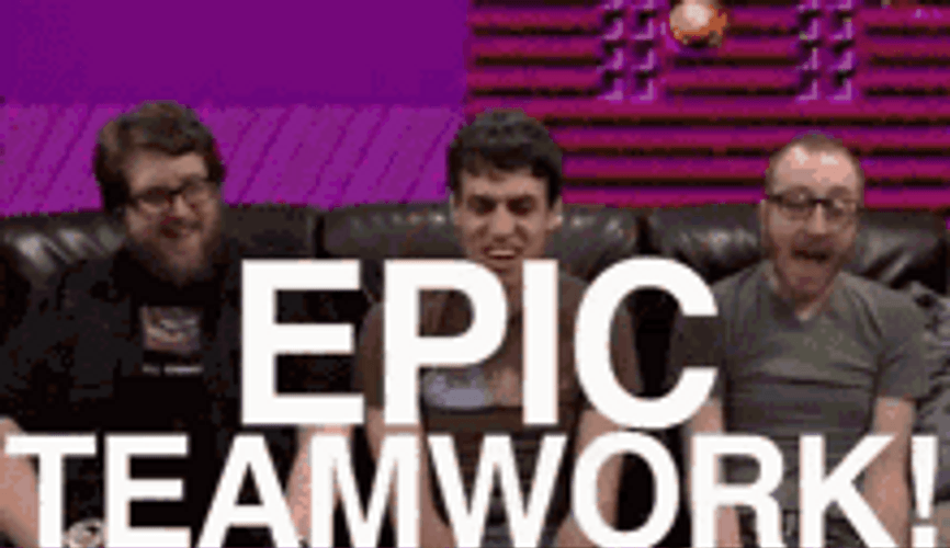 Funny Epic Teamwork GIF