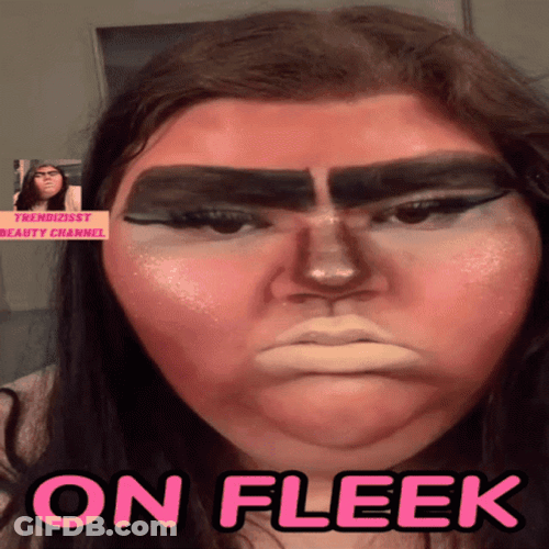 Funny Eyebrows On Fleek Fail GIF
