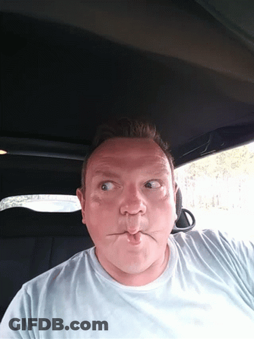 Funny Face Guy Googly Eyes GIF