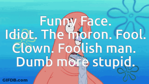 Funny Face Idiot The Moron Fool Clown Foolish Man GIF