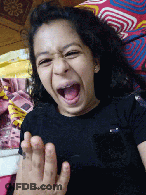 Funny Face Laughing Girl Meme GIF