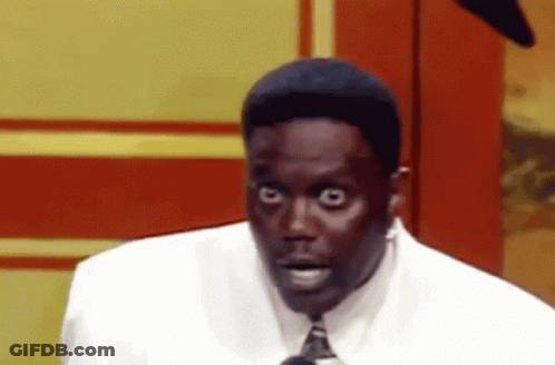 Funny Face Man In White Shirt And Tie GIF