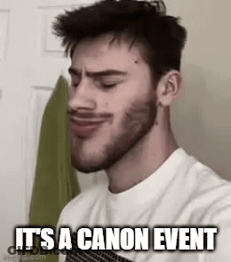 Funny Face Man Saying It's A Canon Event GIF