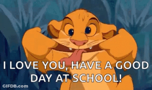 Funny Face Simba GIF