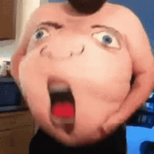 Funny Faces Body Paint GIF