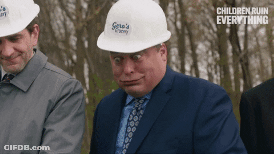 Funny Faces Comedy Kid And Engineer GIF