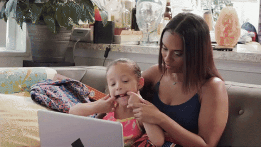 Funny Faces Expressions Little Girl GIF