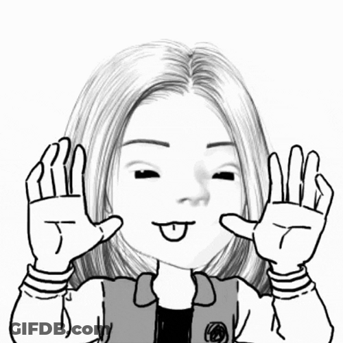 Funny Faces Expressions Sketched Girl GIF