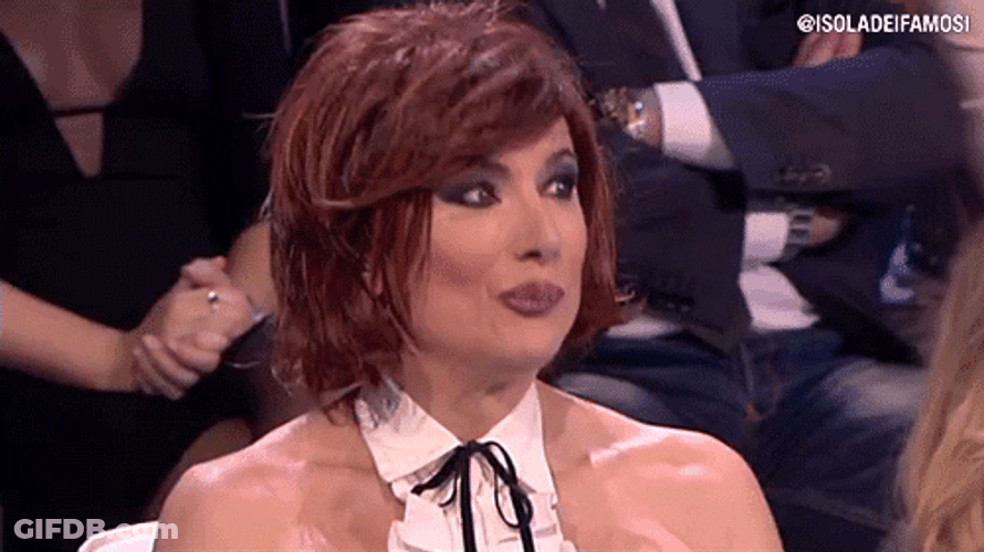 Funny Faces Expressions Vladimir Luxuria GIF