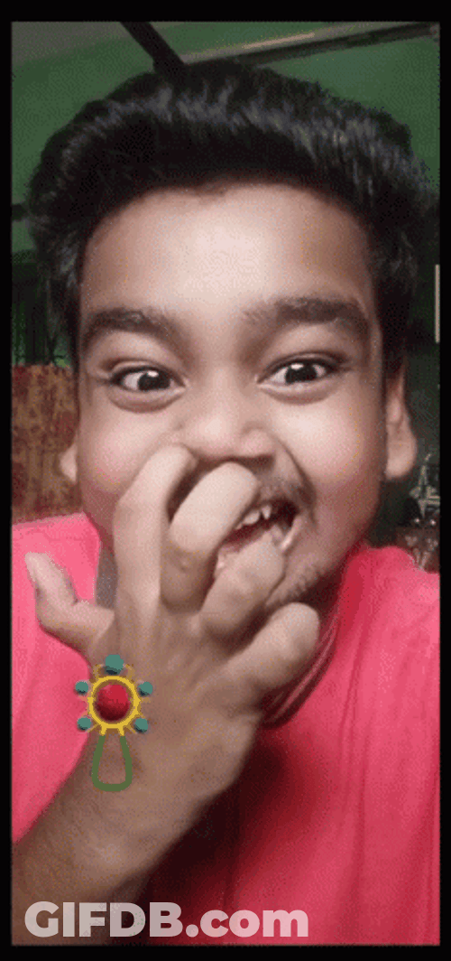 Funny Faces Indian Boy GIF