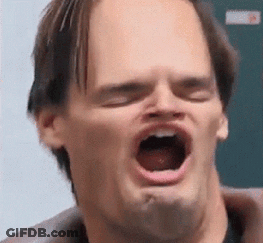 Funny Faces Yawning Filter GIF