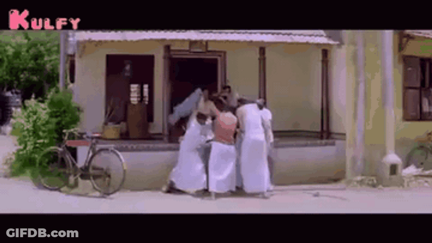 Funny Fight GIF