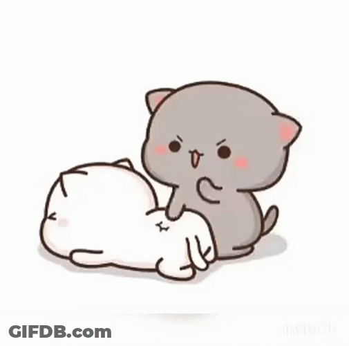 Funny Fight Mocha Spanking Peach GIF