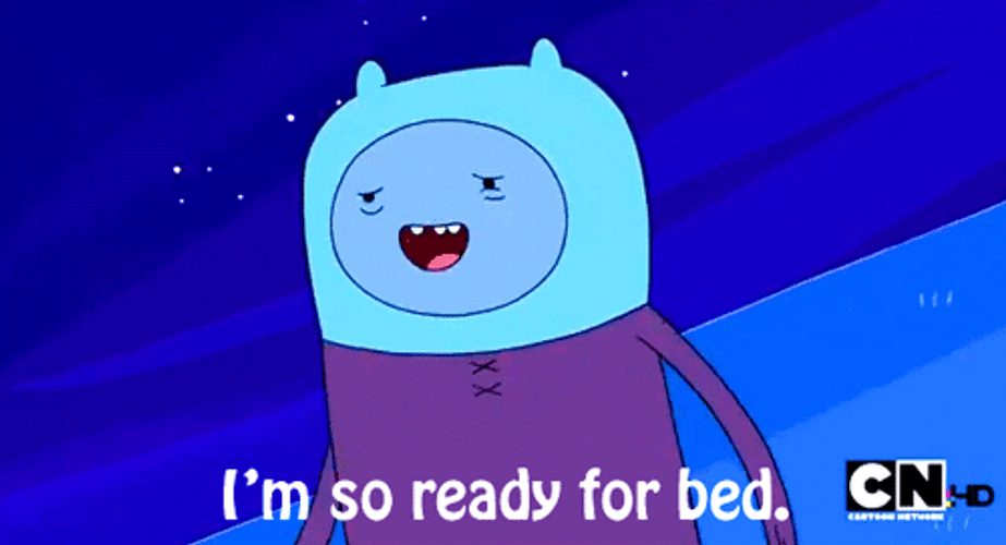 Funny Finn Frantic Goodnight Adventure Time GIF