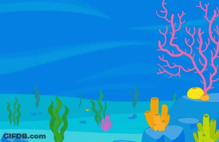 Funny Fish Swimming Blobbot Pink GIF