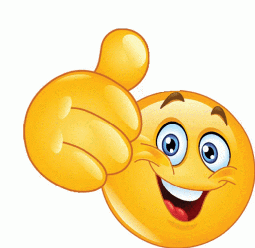 Funny Frantic Emoji Thumbs Up GIF
