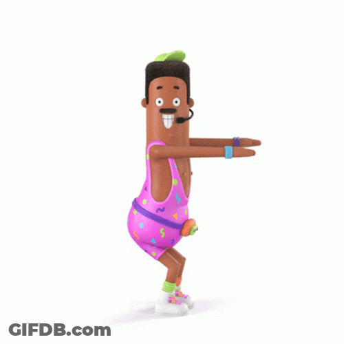 Funny Freddy Pump Squat GIF