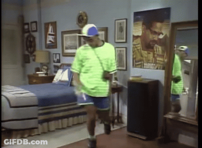 Funny Fresh Prince Wil Smith Dance GIF