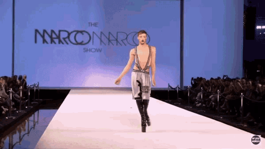 Funny Gay Runway Walk GIF