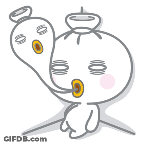 Funny Ghost Blowing Its Own GIF