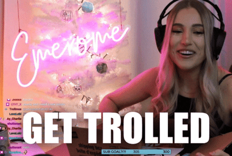 Funny Girl Get Trolled GIF