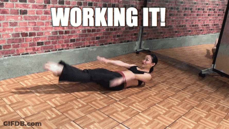 Funny Girl Workout Dance Insanity GIF