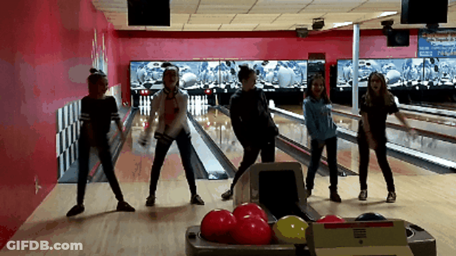 Funny Girls Birthday Party Dance GIF