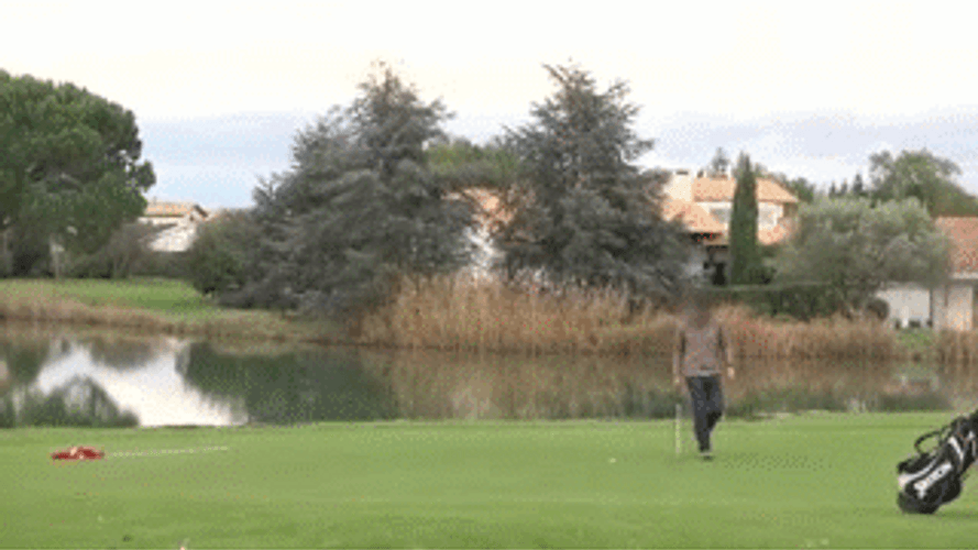 Funny Golf Chase GIF