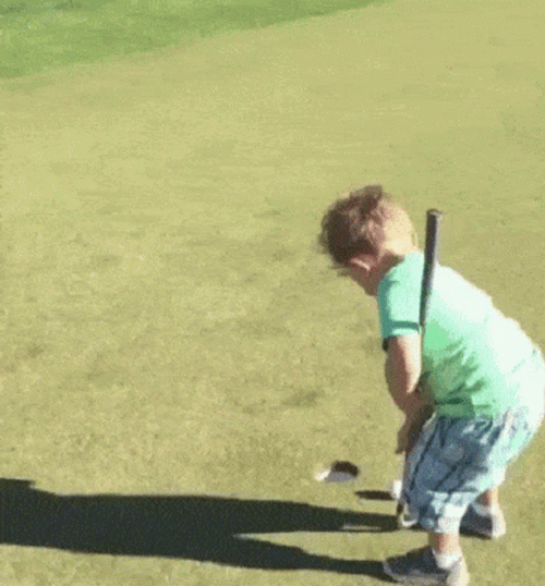 Funny Golf Kid Cry GIF