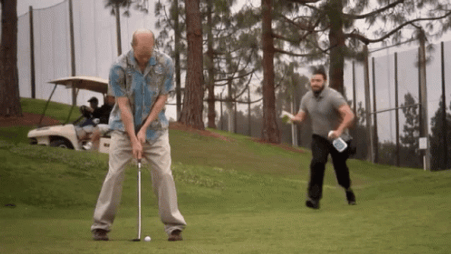 Funny Golf Nap Time GIF