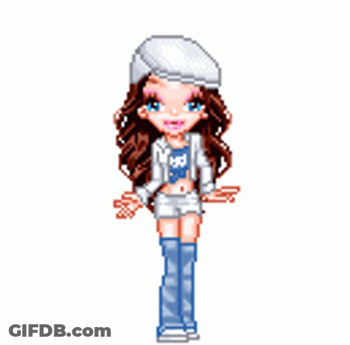 Funny Good Morning Happy Friday Anime Doll GIF