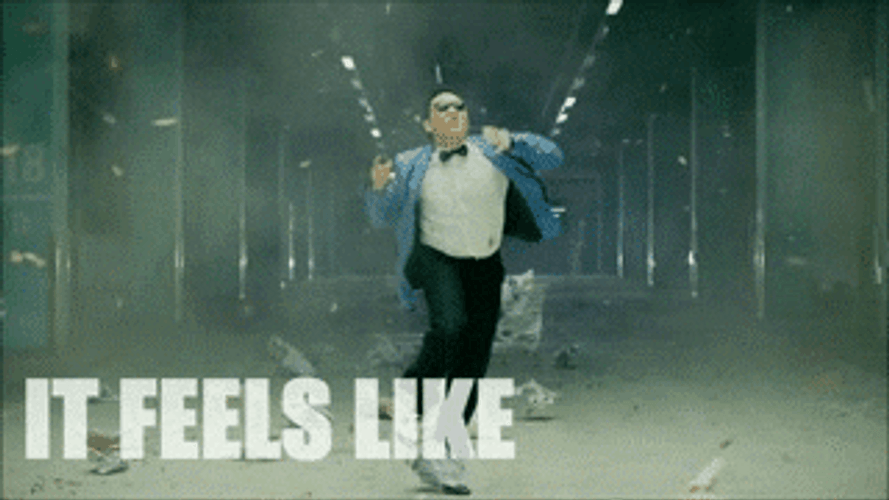 Funny Good Morning Happy Friday Psy Dancing GIF