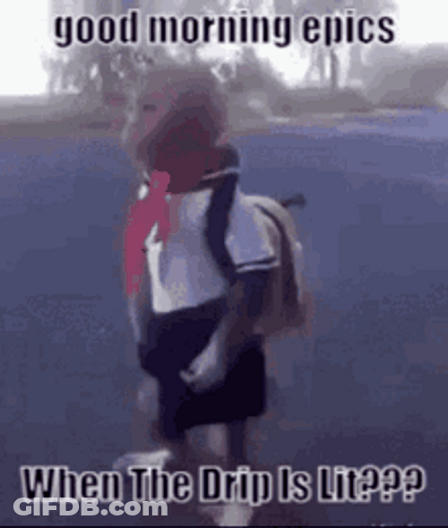 Funny Good Morning Monkey Wearing School Uniform GIF